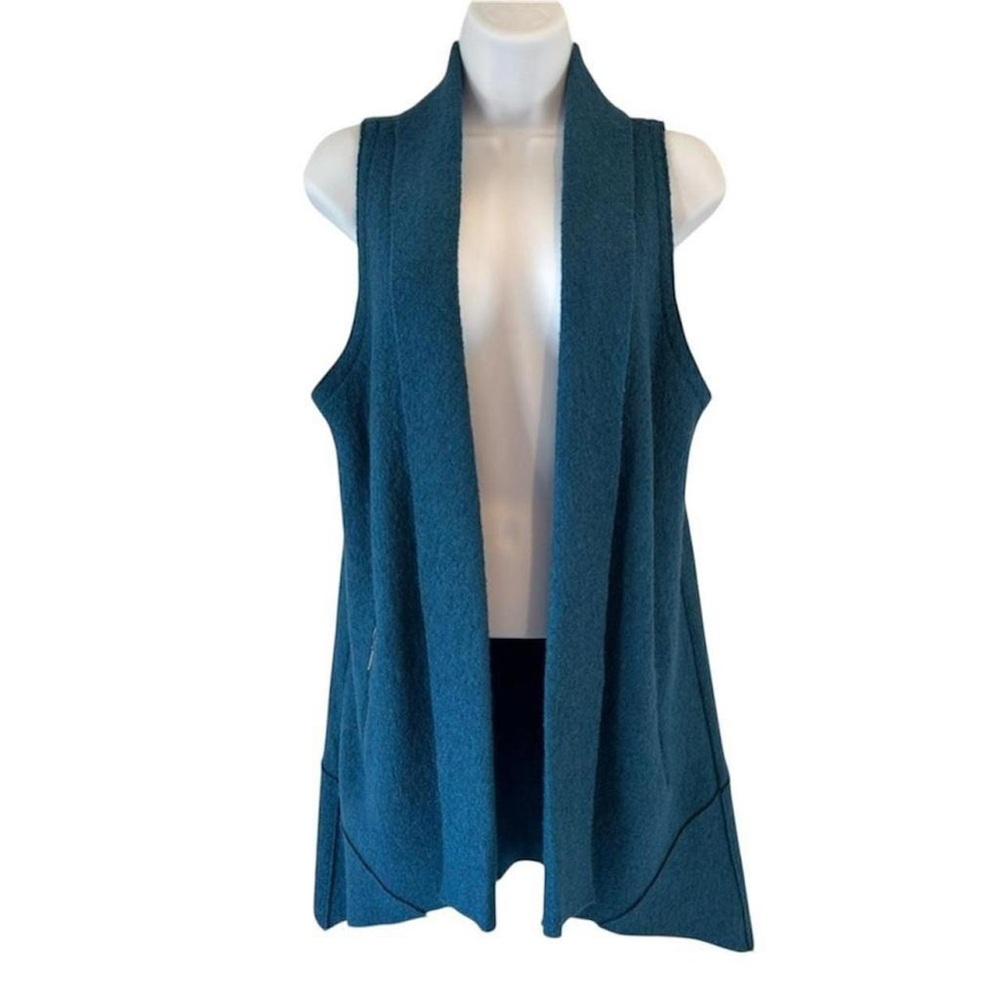 Steampunk Punk Grunge Cyberpunk Y2K Apropos Aqua Blue Skater open Front Vest
